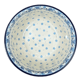 Bowl, Round, Deep, 10.5" in "Pansy Blues" by Ceramika Artystyczna | A113-2346X