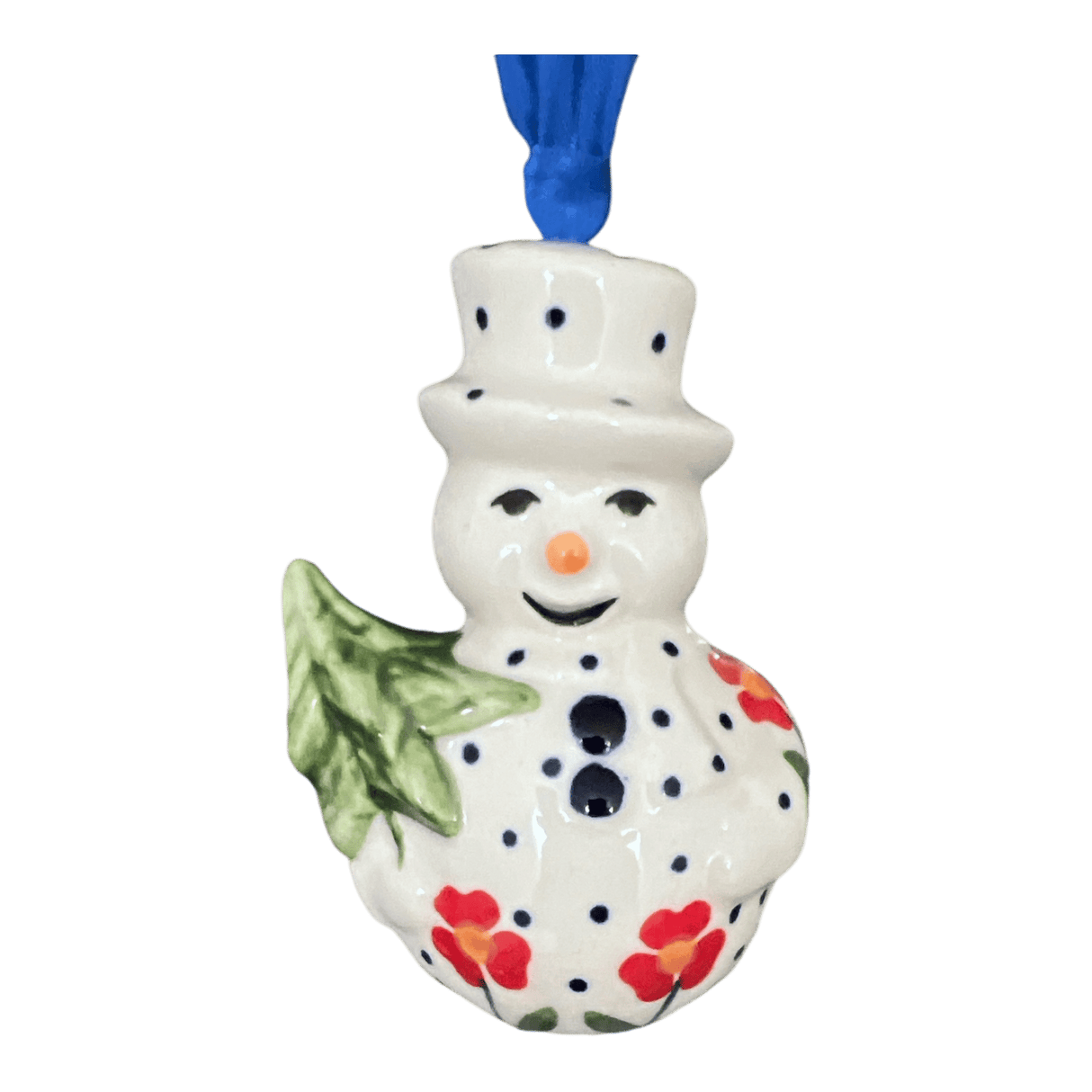 Ornament, Snowman with Tree, 2" in "Simply Beautiful" by Manufaktura | K143T-AC61