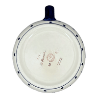 A picture of a Polish Pottery 1.5 Liter Pitcher (Winter's Eve) | D043S-IBZ as shown at PolishPotteryOutlet.com/products/1-5-l-wide-mouth-pitcher-winters-eve-d043s-ibz
