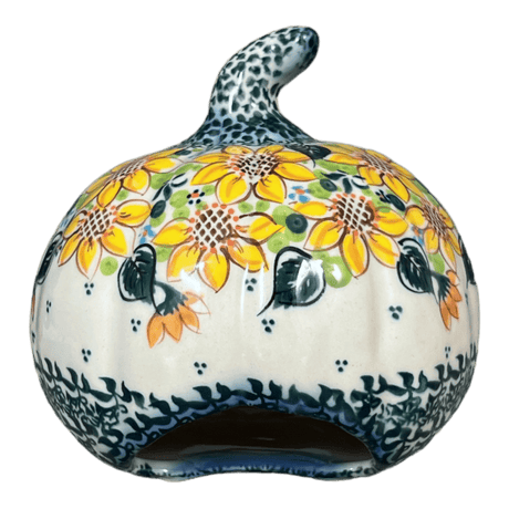 Luminary, Jack-O-Lantern, 5.75" in "Sunflower Party" by Galia | GAD33-ASZ1