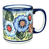 Mug, Straight Mug, 12 oz, WR (WR14E) in "Rainbow Field" by W.R. Ceramika | WR14E-WR54