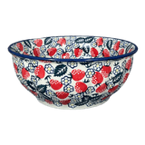 Bowl, Round, 9" Bowl in "Strawberry Fields" by Manufaktura | M086U-AS59