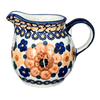 Polish Pottery The Cream of Creamers-"Basia" (Bouquet in a Basket) | D019S-JZK at PolishPotteryOutlet.com