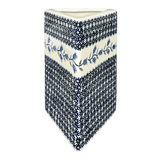 Vase, Triangular, 8" x 4.75" in "Lily of the Valley" by Manufaktura | W027T-ASD