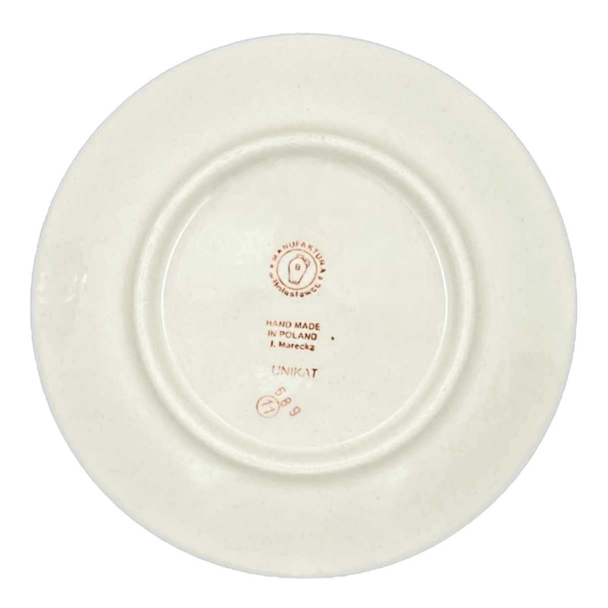 Plate, Round, Dessert, 6.5" in "Green Peace" by Manufaktura | T130U-W56Z