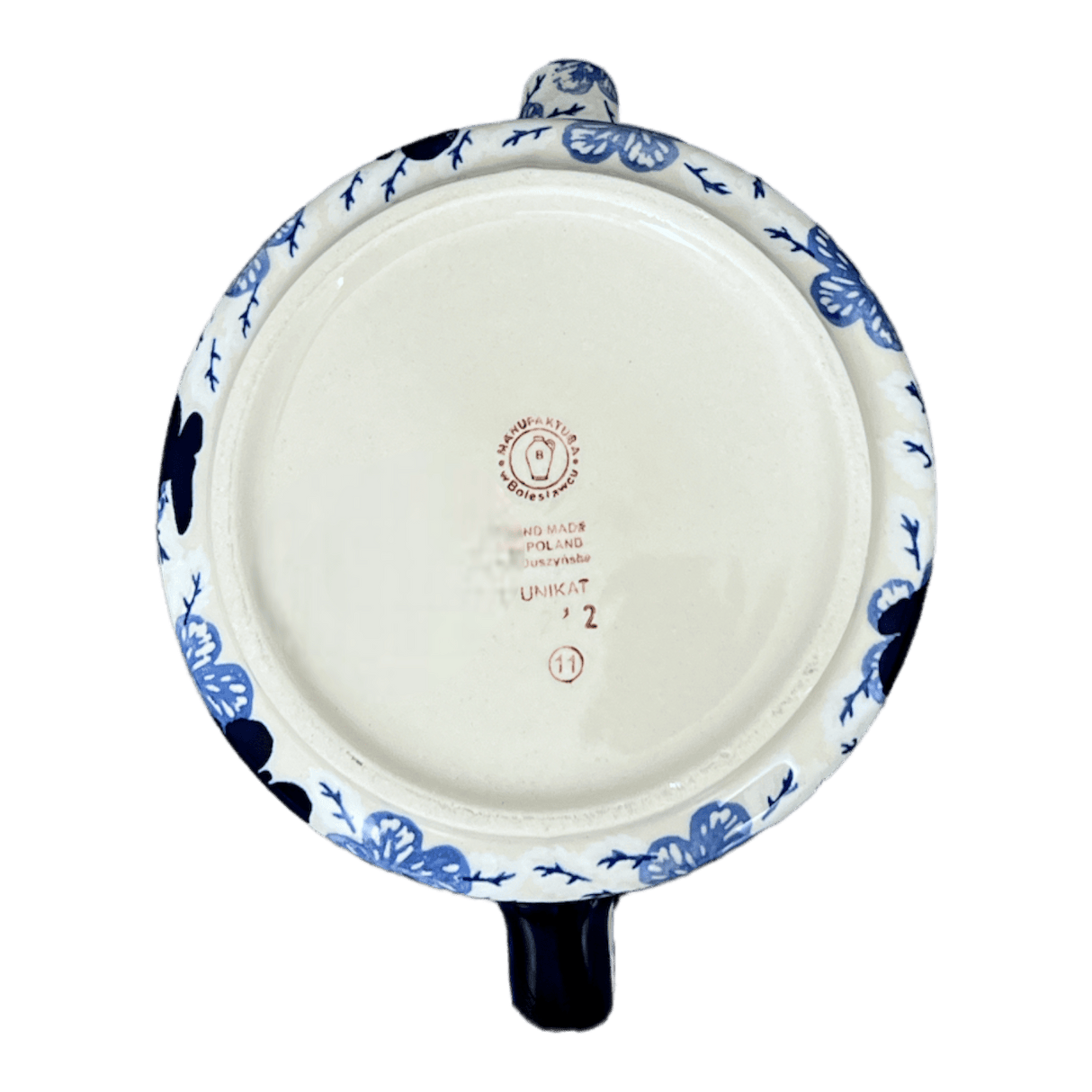 Teapot, 0.9 Liter in "Blue Butterfly" by Manufaktura | C005U-AS58
