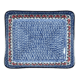 Baker, Lasagna Pan, 10.25" x 12.75" in "Rosie's Garden" by Ceramika Artystyczna | A406-1490X