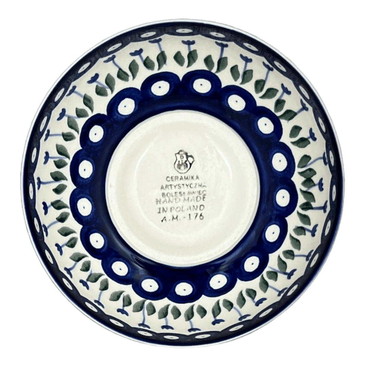 Bowl, Round, Kitchen, 6.75" in "Tulip Dot" by Ceramika Artystyczna | A058-377Z