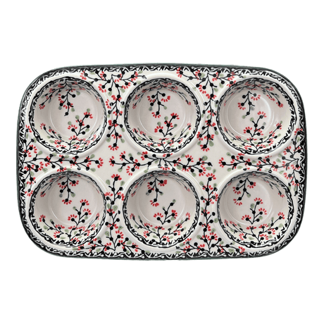 Muffin Pan, 8.5" x 12.5" in "Cherry Blossoms - Solid Rim" by Manufaktura | F093S-DPGJA