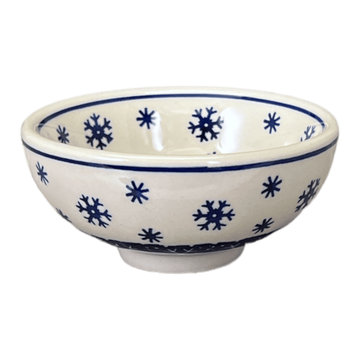 Bowl, Round, Dipping, 4.25" in "Snow Drift" by Manufaktura | M153T-PZ