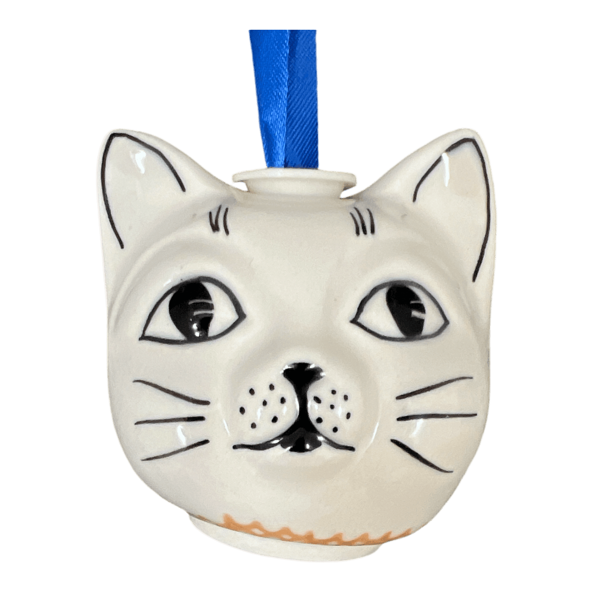 Ornament, Cat Head in "Ruby Duet" by Manufaktura | K142S-DPLC