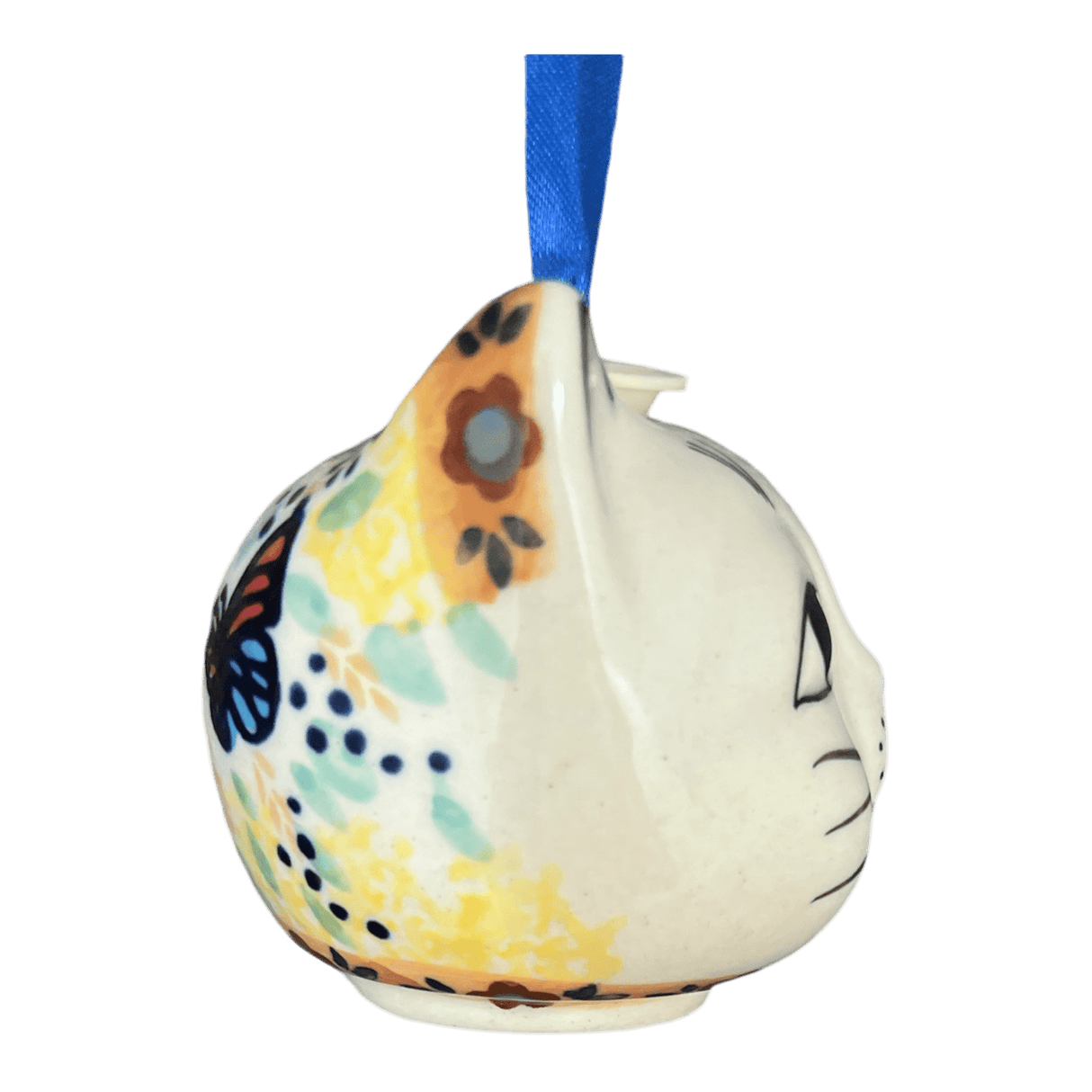 Ornament, Cat Head in "Butterfly Bliss" by Manufaktura | K142S-WK73