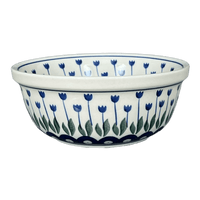 A picture of a Polish Pottery Bowl, Round, 6.25" in "Tulip Dot" by Ceramika Artystyczna  | A209-377Z as shown at PolishPotteryOutlet.com/products/c-a-6-25-bowl-tulip-dot-a209-377z