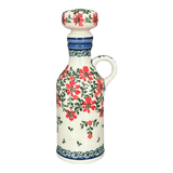 Bottle, with Cork, 6 oz in "Draping Red Florals" by Galia | GB01-PW3