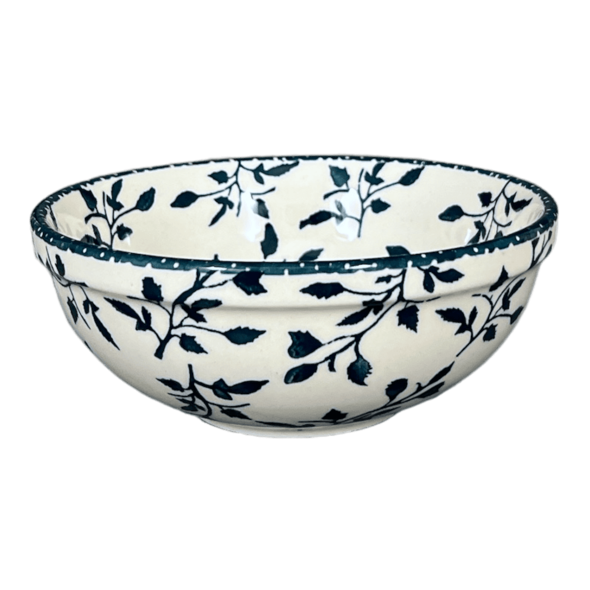 Bowl, Round, 6" in "Green Spray" by Manufaktura | M089T-LISZ