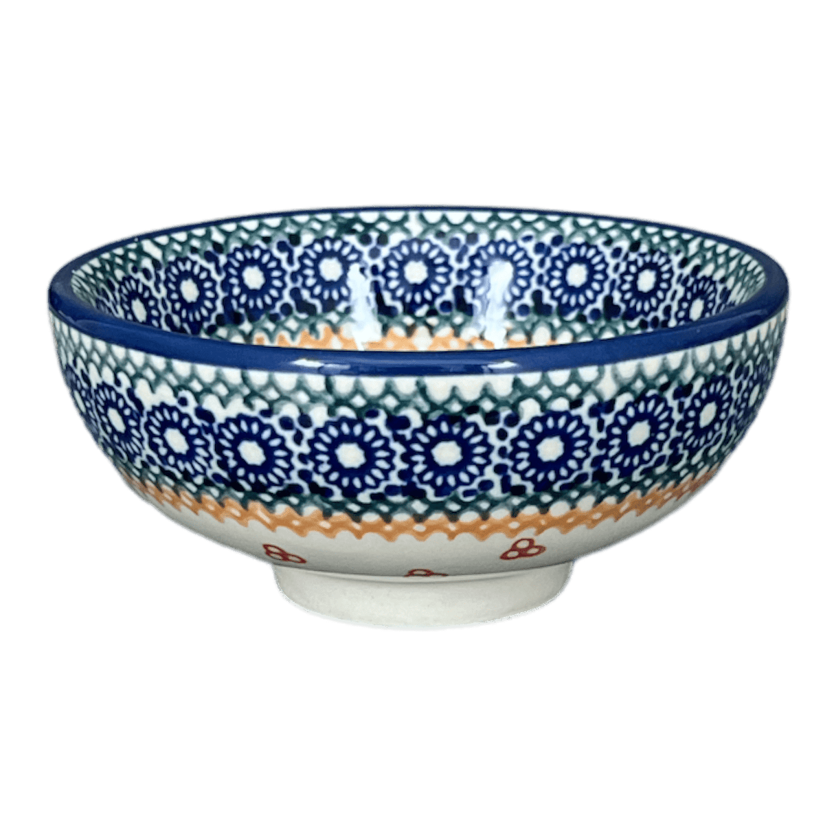 Bowl, Round, Dipping, 4.25" in "Ruby Bouquet" by Manufaktura | M153S-DPCS