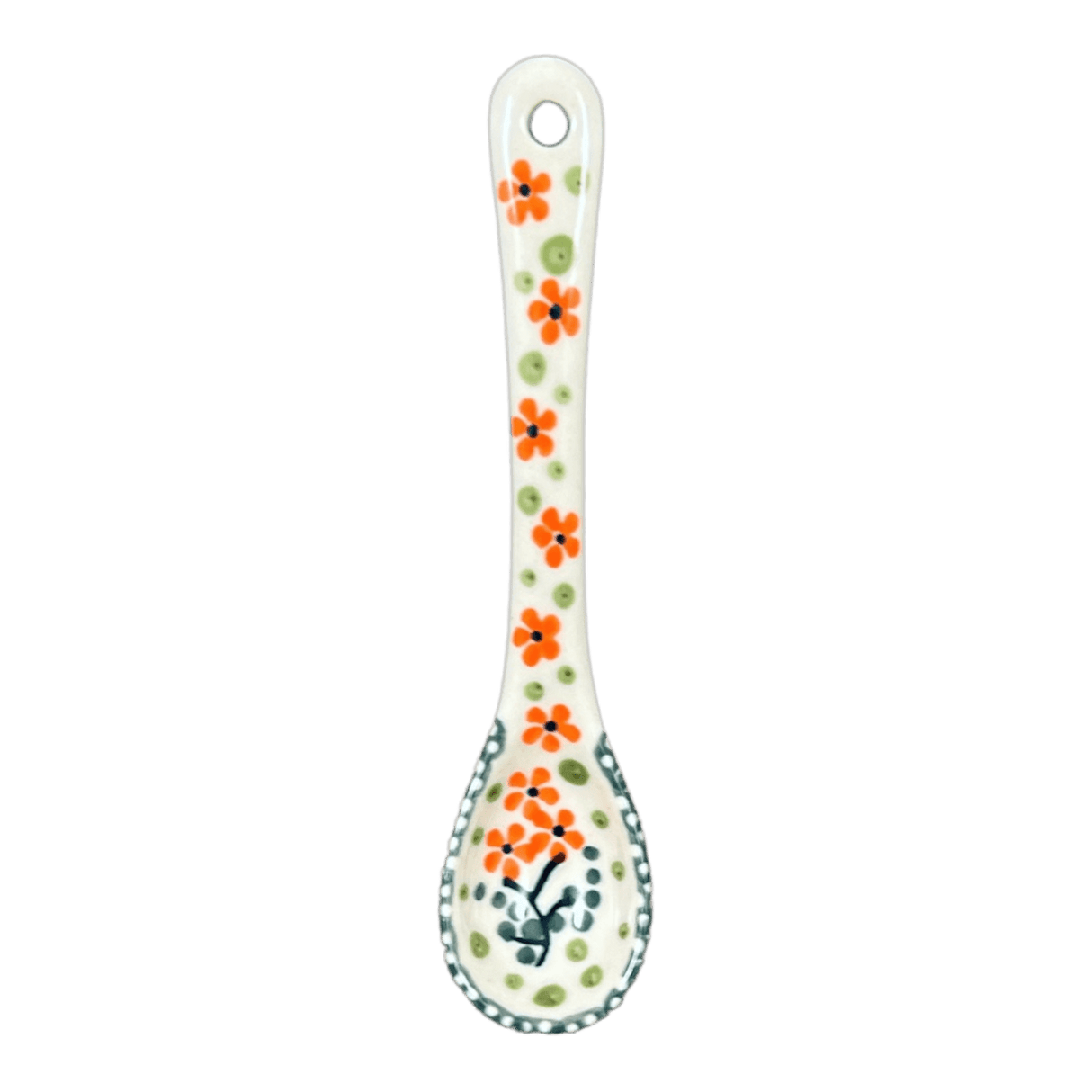 Spoon, Sugar, 5" in "Peach Blossoms" by Manufaktura | L001S-AS46