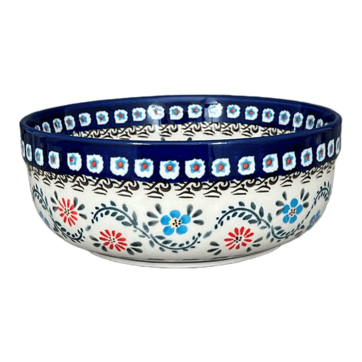 Bowl, Round, Magnolia, 7.25" in "Climbing Aster" by Zaklady | Y834A-A1145A