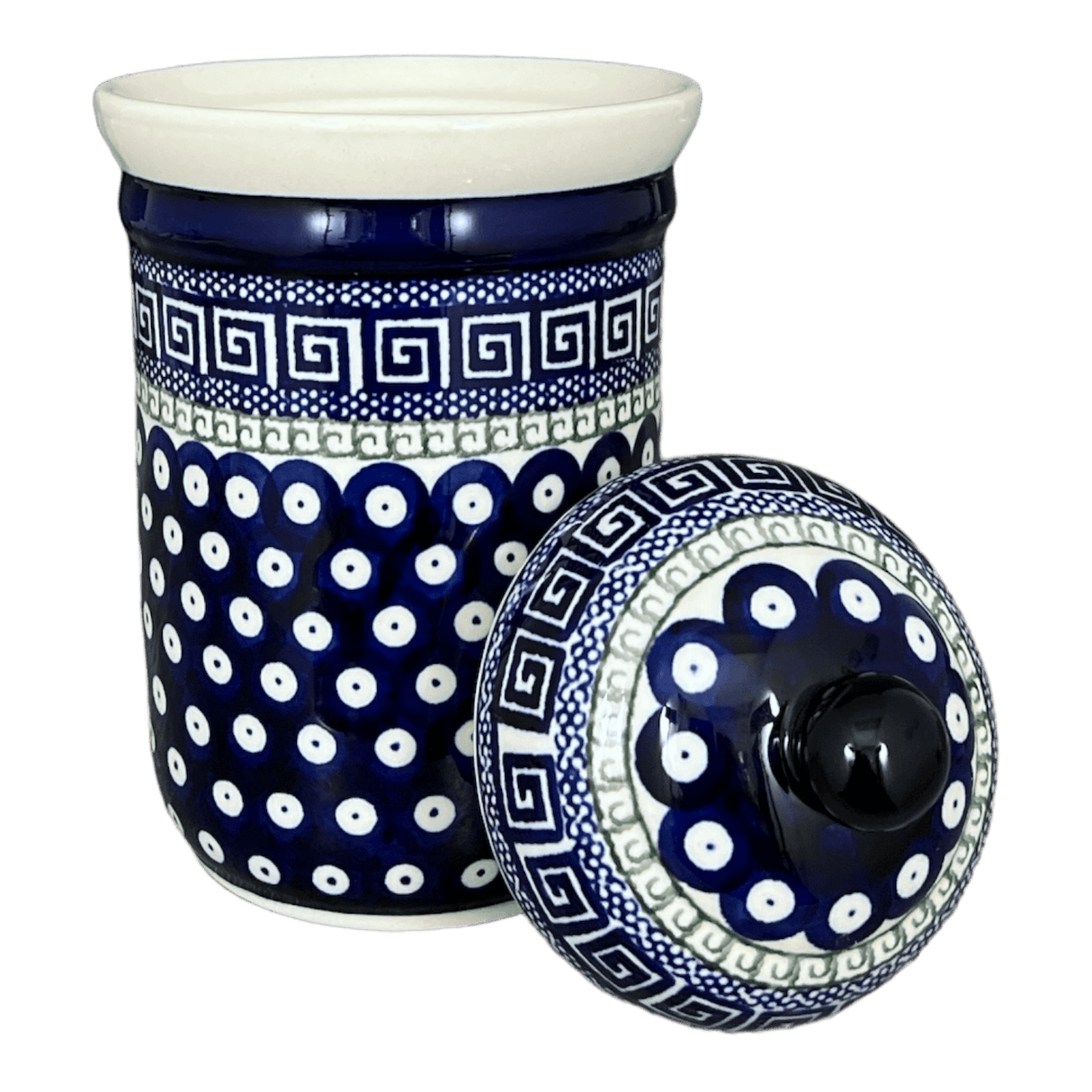 Container, 1 Liter in "Grecian Dot" by Zaklady | Y1243-D923