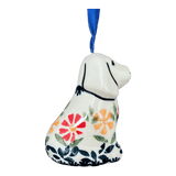 Ornament, Dog, 3" in "Flower Power" by Manufaktura | K164T-JS14