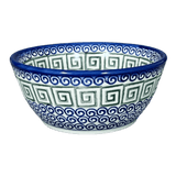 Bowl, Round, 6", WR (WR12B) in "Greek Columns" by W.R. Ceramika | WR12B-NP20