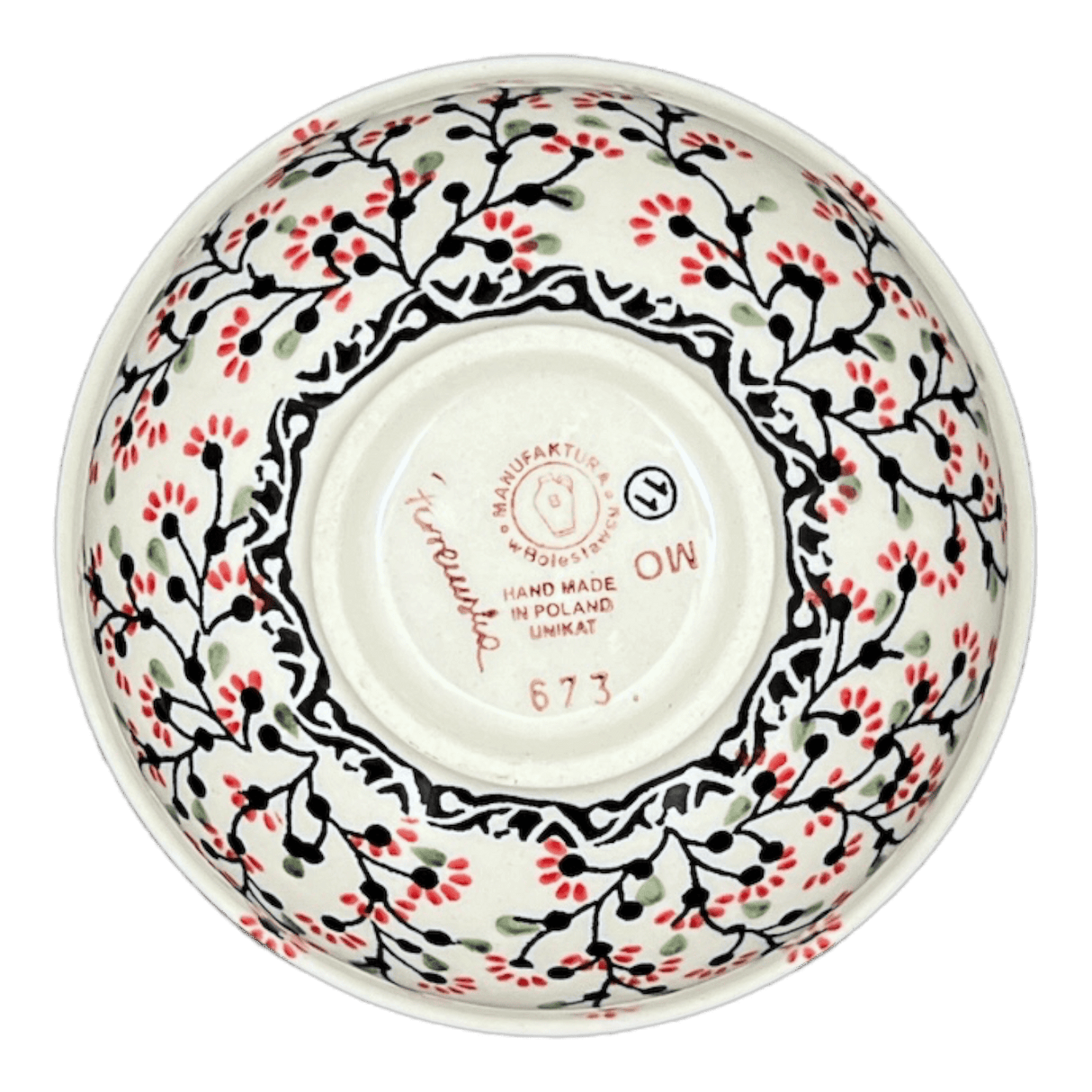 Bowl, Round, 6" in "Cherry Blossoms" by Manufaktura | M089S-DPGJ
