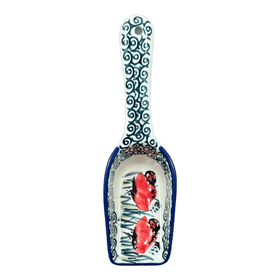 Polish Pottery 7" Scoop (Poppy Paradise) | L004S-PD01 Additional Image at PolishPotteryOutlet.com