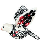 Ornament, Dove in "Duet in Black & Red" by Manufaktura | K024S-DPCC