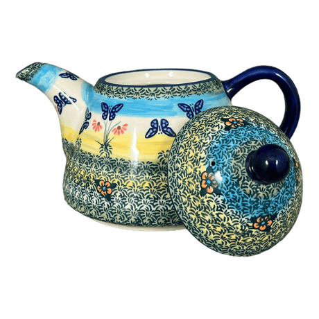 Teapot, 0.9 Liter in "Butterflies in Flight" by Manufaktura | C005S-WKM