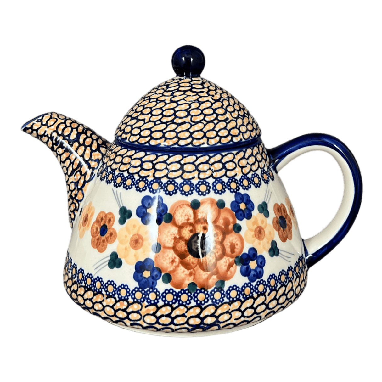 Teapot, 0.9 Liter in "Bouquet in a Basket" by Manufaktura | C005S-JZK