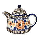 Teapot, 0.9 Liter in "Bouquet in a Basket" by Manufaktura | C005S-JZK