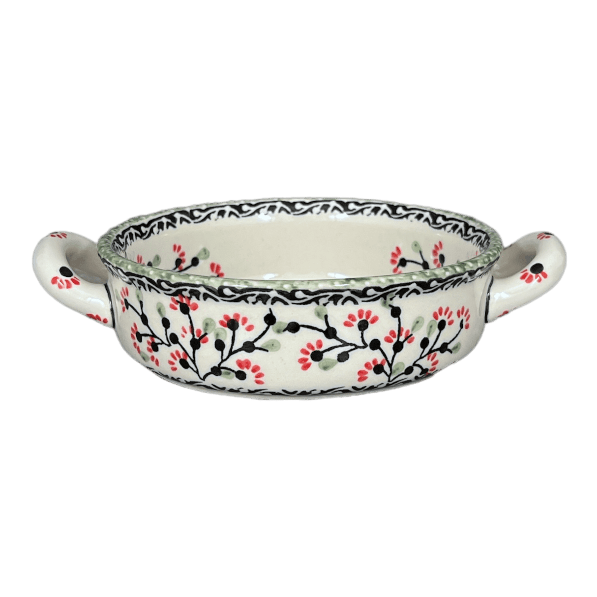 Casserole, Round, Small, 5" x 7.5" in "Cherry Blossoms" by Manufaktura | Z153S-DPGJ