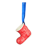 Christmas Boot, 2.25" in "Red Sky at Night" by Manufaktura | K017T-WCZE