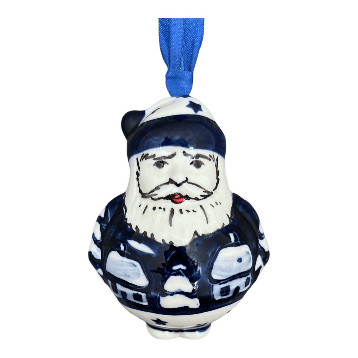 Ornament, Santa, 2.5" in "Winter's Eve" by Manufaktura | K144S-IBZ