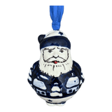 Ornament, Santa, 2.5" in "Winter's Eve" by Manufaktura | K144S-IBZ