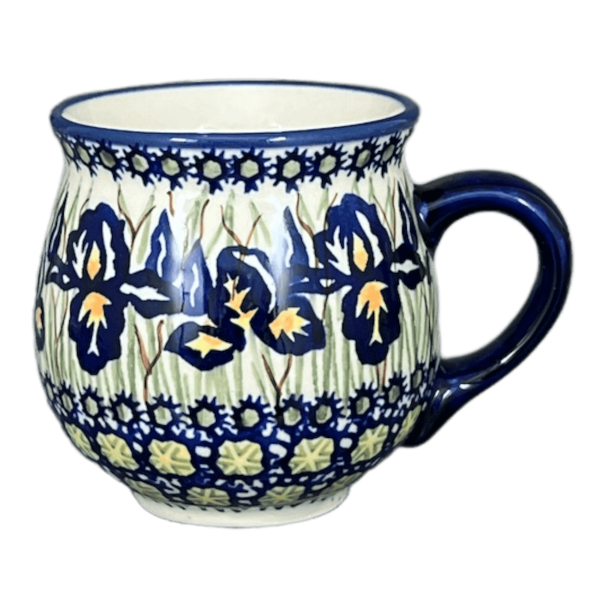 Mug, Belly Mug, Small, 7 oz in "Iris" by Manufaktura | K067S-BAM