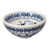 Polish Pottery Dipping Bowl (Duet in Blue) | M153S-SB01 at PolishPotteryOutlet.com