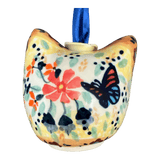 Ornament, Cat Head in "Butterfly Bliss" by Manufaktura | K142S-WK73