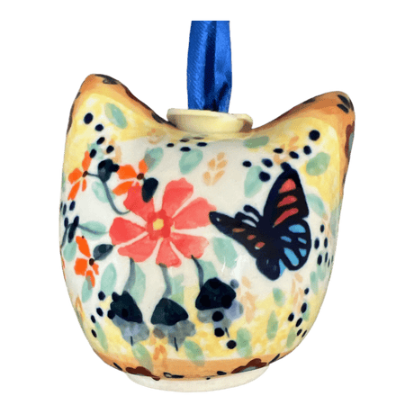 Ornament, Cat Head in "Butterfly Bliss" by Manufaktura | K142S-WK73