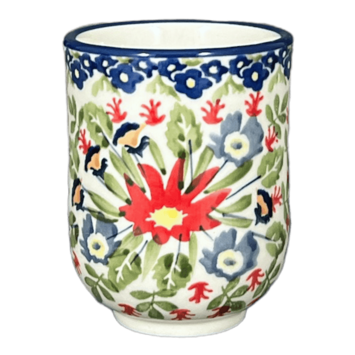 Drinkware, Wine Cup, 6 oz in "Floral Fantasy" by Manufaktura | K111S-P260