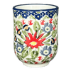 Polish Pottery 6 oz. Wine Cup (Floral Fantasy) | K111S-P260 at PolishPotteryOutlet.com