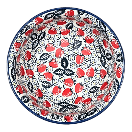 Bowl, Round, 9" Bowl in "Strawberry Fields" by Manufaktura | M086U-AS59