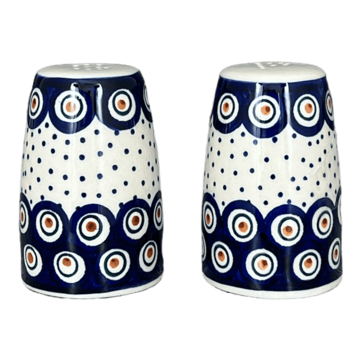 Salt & Pepper, 3.75" in "Peacock Dot" by Manufaktura | S086U-54K