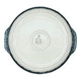 Baker, Round Handles, 10.25" in "Peacock Plume" by Ceramika Artystyczna | A417-2218X