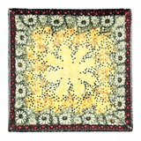 Plate, Square, Dessert, 7" in "Sunshine Grotto" by Manufaktura | T158S-WK52