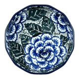 Bowl, Multiangular, 5" in "Blue Dahlia" by Ceramika Artystyczna | A221-U1473