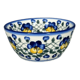 Bowl, Round, 6", WR (WR12B) in "Pansy Wreath" by W.R. Ceramika | WR12B-EZ2