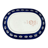 Butter Dish, Fancy, 5" x 7" in "Peacock Dot" by Manufaktura | M077U-54K