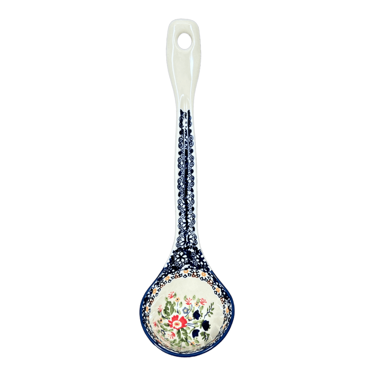 Ladle, Soup, 12" in "Poppy Passion" by Manufaktura | C020S-P268