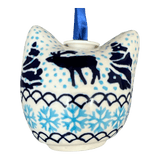 Ornament, Cat Head in "Peaceful Season" by Manufaktura | K142T-JG24